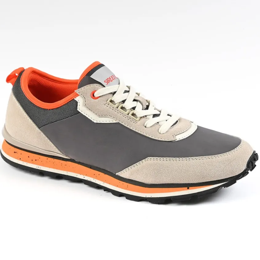 Baskets, Sneakers|STREET LIFE Baskets Sneakers Homme Gris