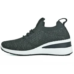 Chaussures Confort|SCALINA Baskets Sneakers Semelles Souples Noir