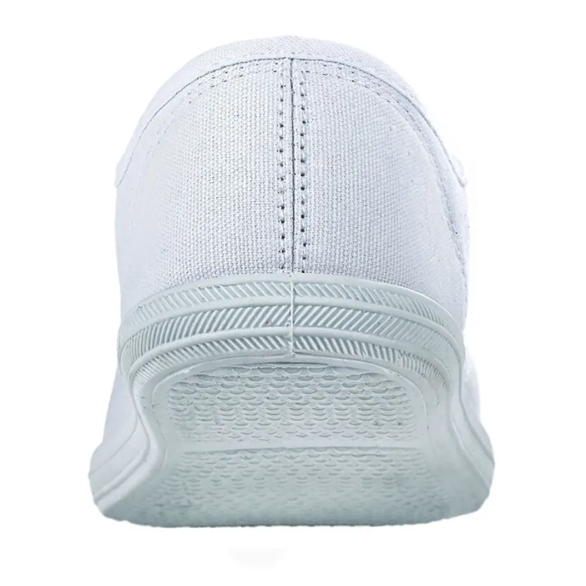 Baskets, Sneakers|STREET LIFE Baskets Tennis Femme En Toile Blanche Avec Strass