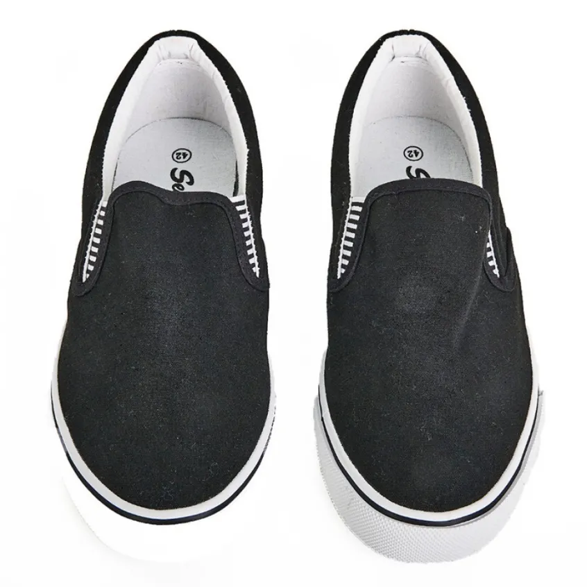 Baskets, Sneakers|SEALINE Baskets Tennis Toile Noir