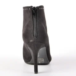 Boots, Bottines|SKILLS Boots Femme Avec Petits Clous Noir