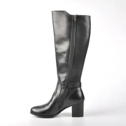 Bottes, Cuissardes|TIPO ALTO Bottes A Talons Avec Elastiques Noir
