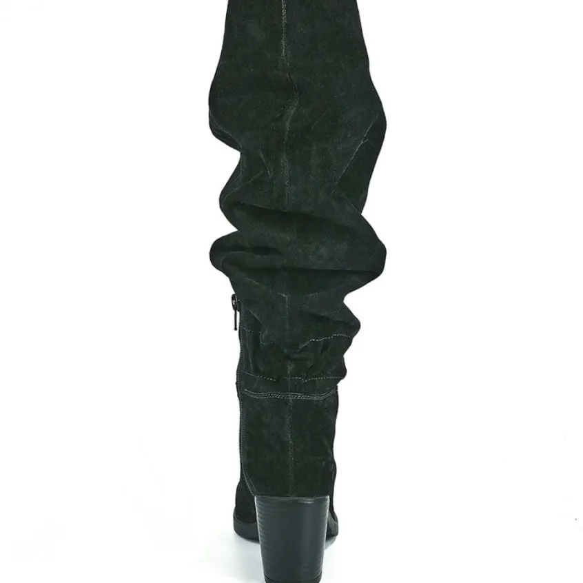 Bottes, Cuissardes|TIPO ALTO Bottes A Talons Femme Noir