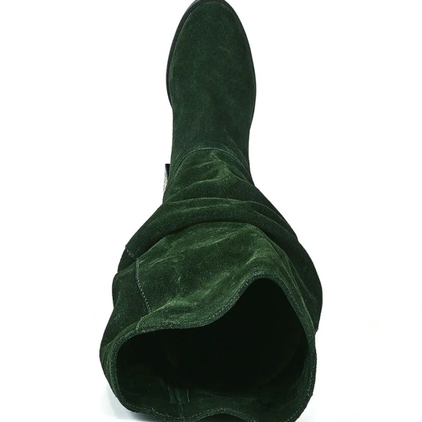Bottes, Cuissardes|TIPO ALTO Bottes A Talons Femme Vert