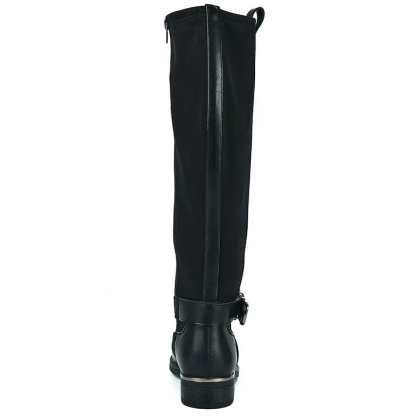 Bottes, Cuissardes|VICE VERSA Bottes Plates Femme Noir