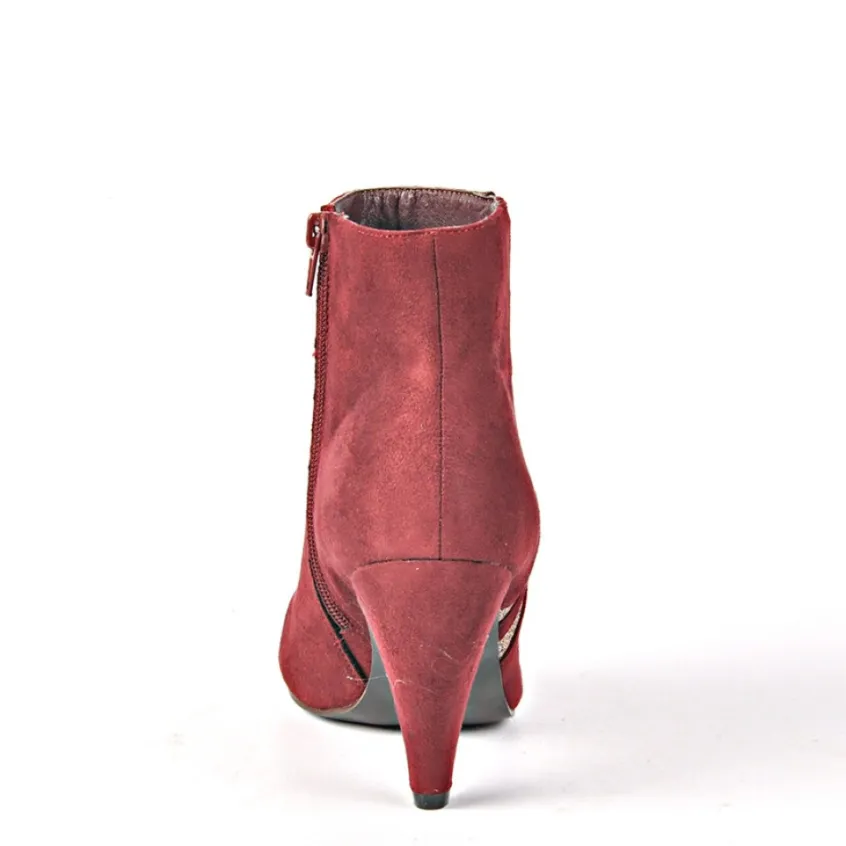 Boots, Bottines|MASCARA Bottines A Talons Bordeaux