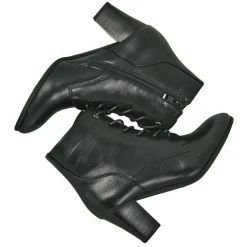 Boots, Bottines|MASCARA Bottines A Talons Femme Noir Avec Fermeture Eclair