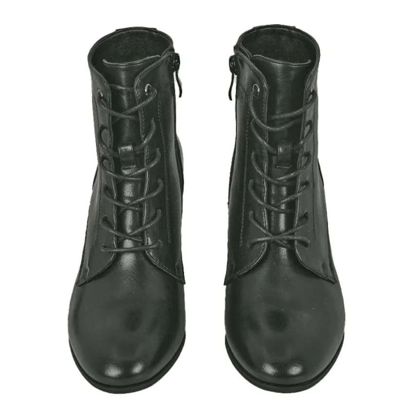 Boots, Bottines|MASCARA Bottines A Talons Femme Noir Avec Fermeture Eclair