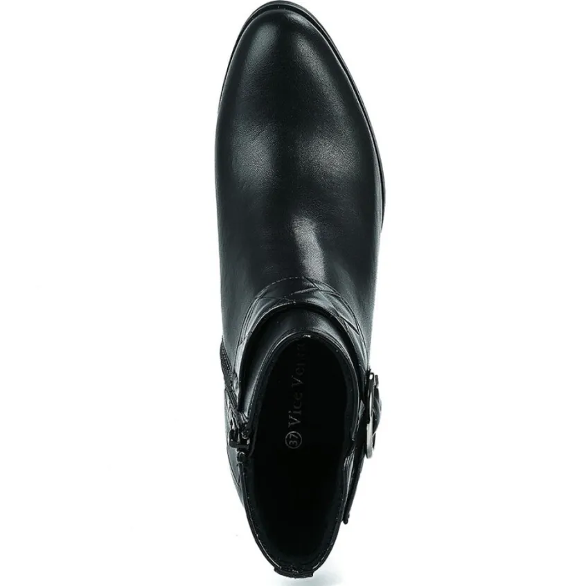 Boots, Bottines|VICE VERSA Bottines A Talons Femme Noir