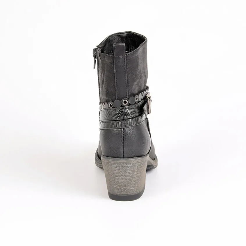 Boots, Bottines|VICE VERSA Bottines A Talons Femme Noir
