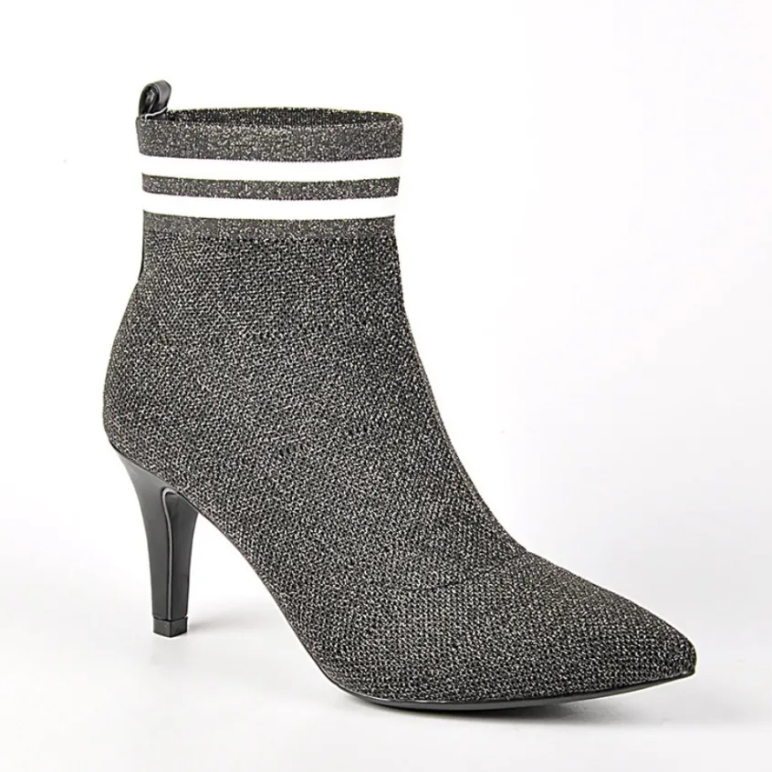 Boots, Bottines|MASCARA Bottines A Talons Gris