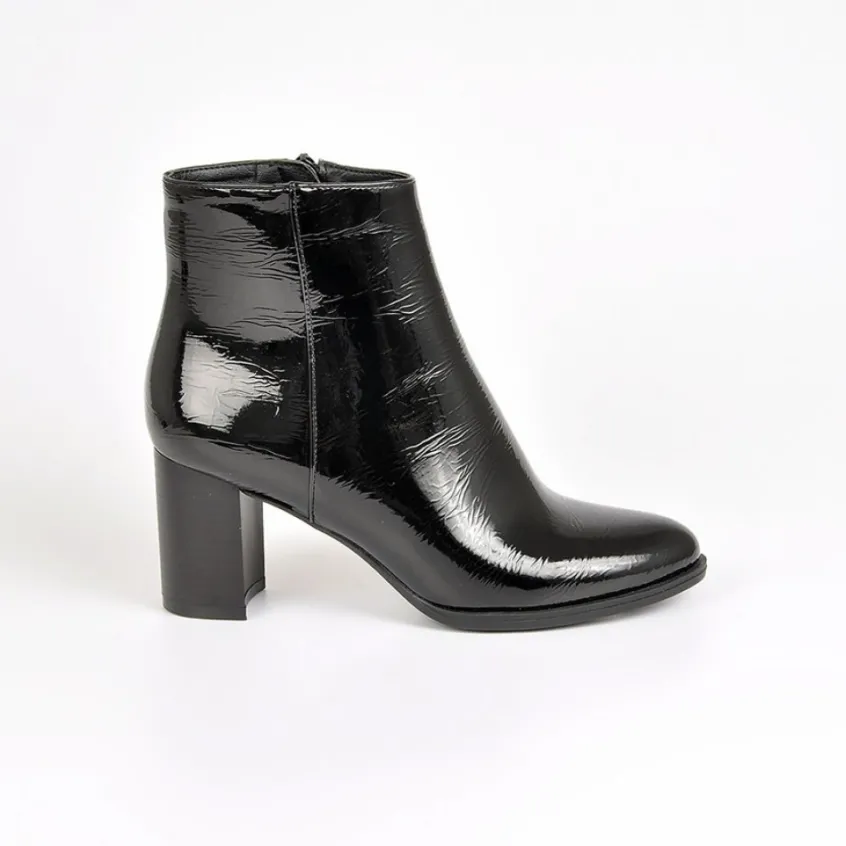 Boots, Bottines|MASCARA Bottines A Talons Vernis Noir