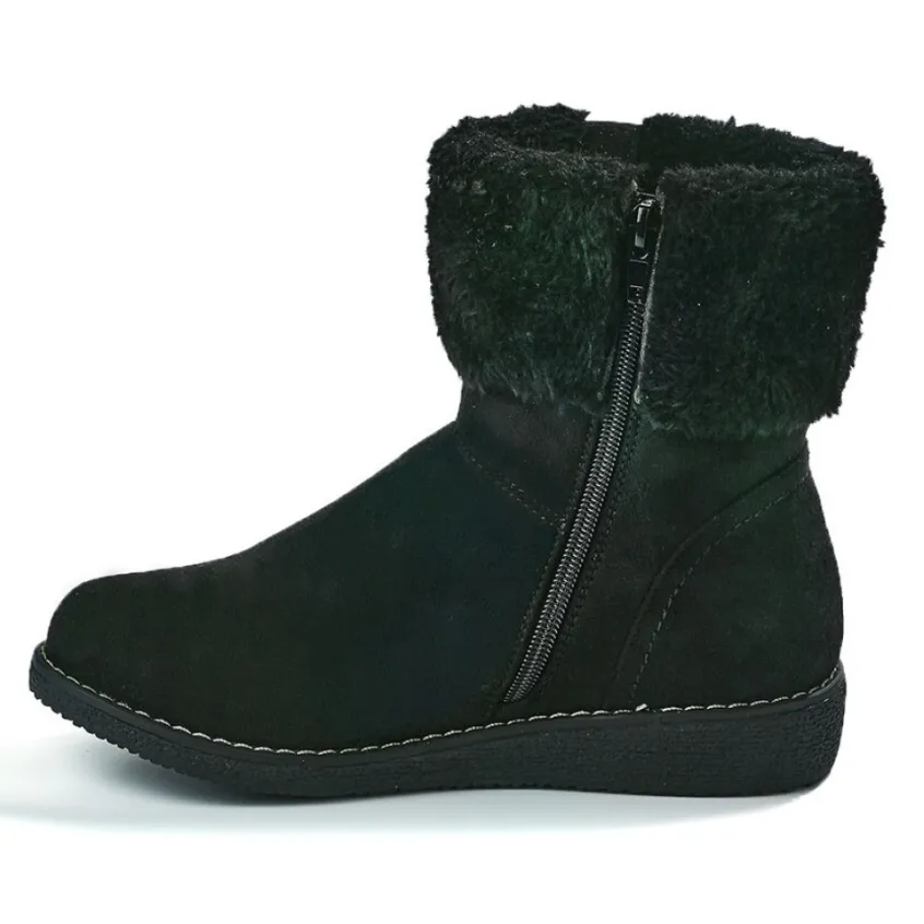 Chaussures Confort|SCALINA Bottines Compensees Femme Noir