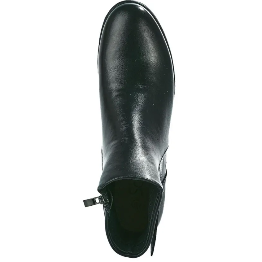 Chaussures Confort|SCALINA Bottines Compensees Femme Noir