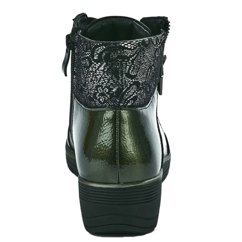 Chaussures Confort|LADY CONFORT Bottines Compensees Femme Noir