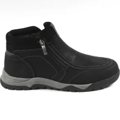 Boots, Bottines|RELIFE Bottines Homme Avec Zip Pratique Sur Le Cote Noir