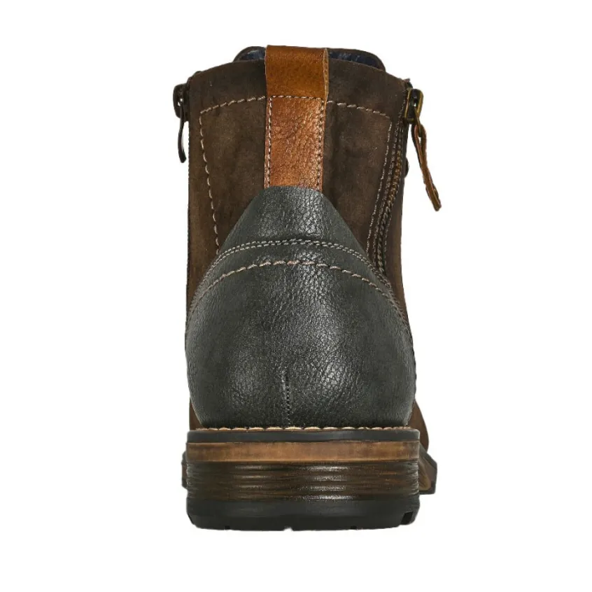 Boots, Bottines|OUTSHOES Bottines Homme Bi-Matieres Marron