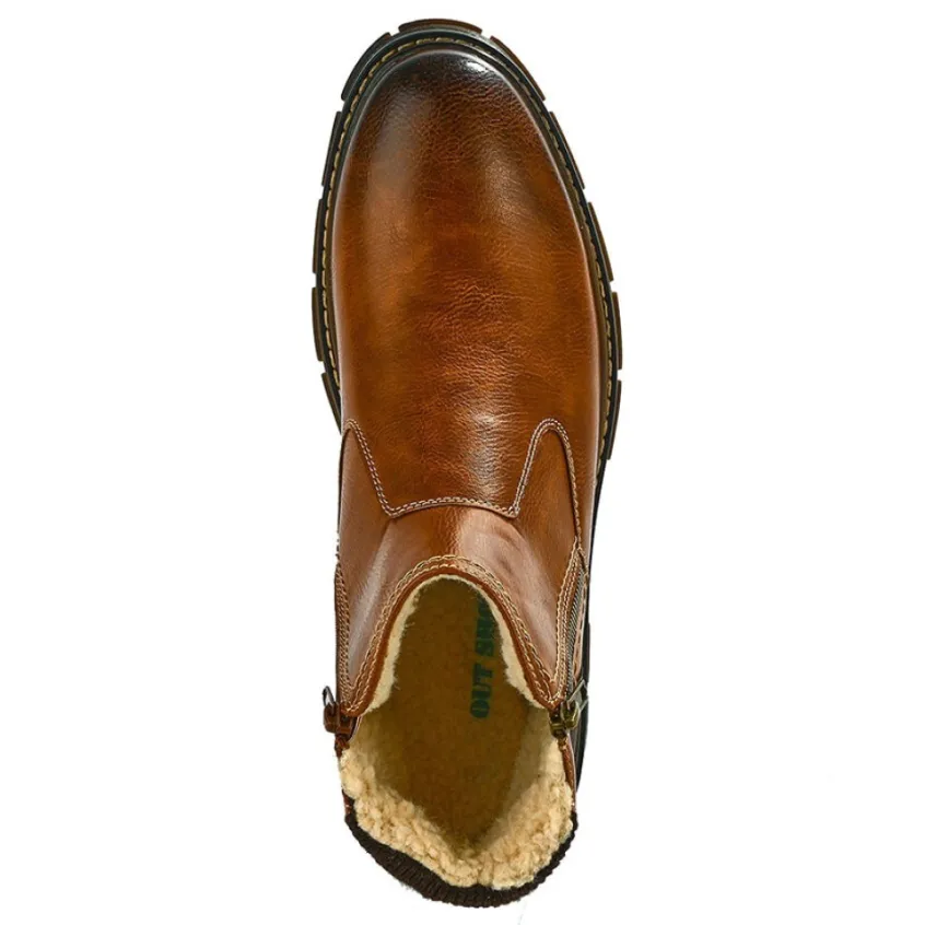 Boots, Bottines|OUTSHOES Bottines Homme Marron