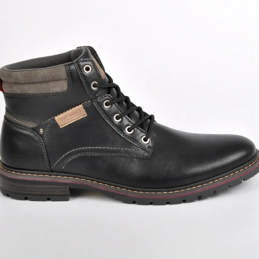 Boots, Bottines|OUTSHOES Bottines Homme Noir