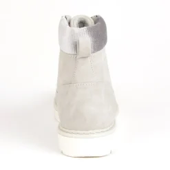 Boots, Bottines|OUTSHOES Bottines Plates Avec Col Velours Gris