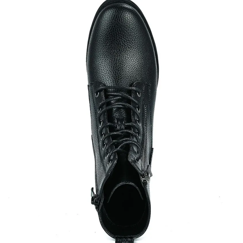 Boots, Bottines|VICE VERSA Bottines Plates Femme Noir A Lacets