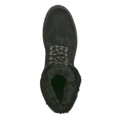 Boots, Bottines|OUTSHOES Bottines Plates Femme Noir Fourrees