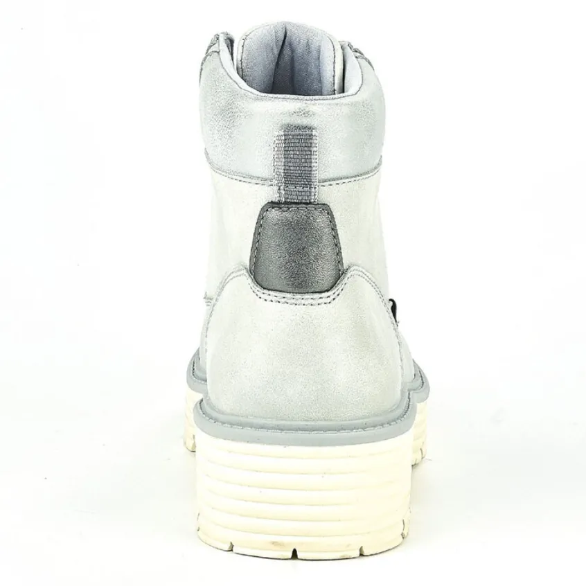 Boots, Bottines|OUTSHOES Bottines Plates Femme Gris
