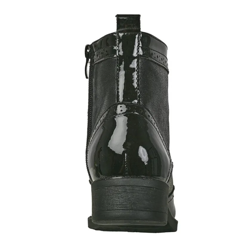 Boots, Bottines|VICE VERSA Bottines Plates Femme Noir