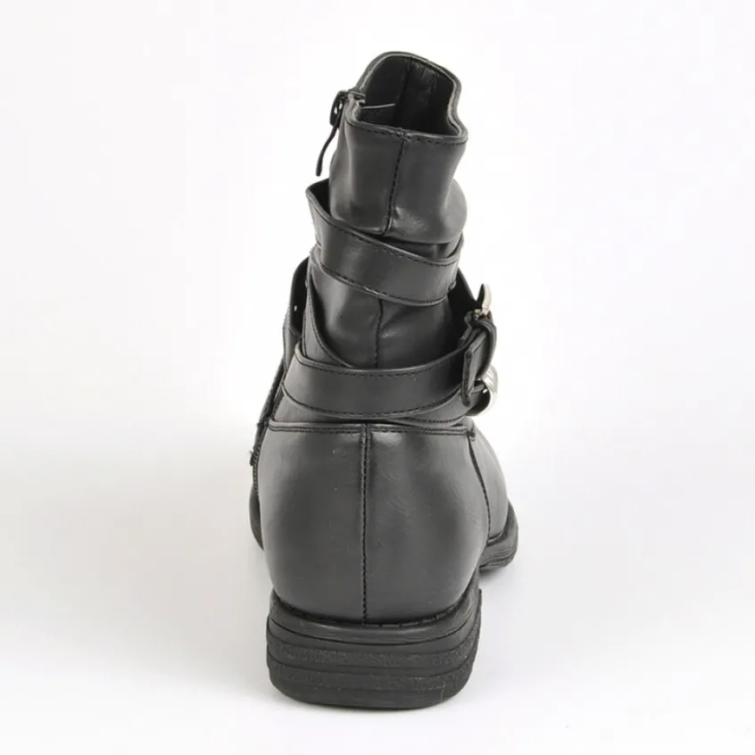 Boots, Bottines|VICE VERSA Bottines Plates Noir