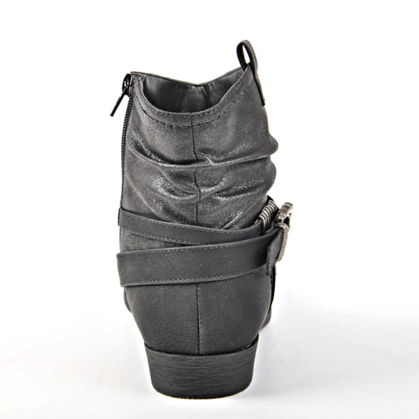 Boots, Bottines|VICE VERSA Bottines Plates Noir