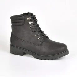 Boots, Bottines|OUTSHOES Bottines Plates Noir
