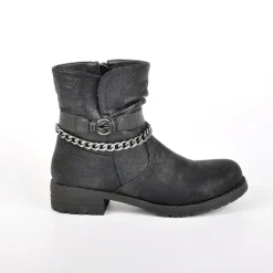 Boots, Bottines|VICE VERSA Bottines Plates Noir