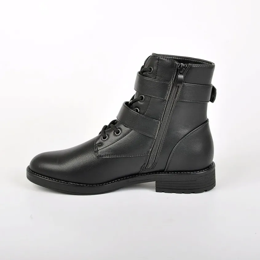 Boots, Bottines|VICE VERSA Bottines Plates Noir