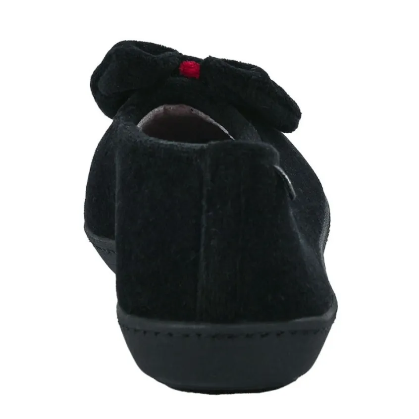 Chaussons|ISOTONER Chaussons Femme Avec Noeuds Noir