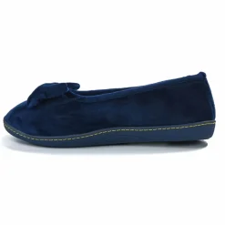 Chaussons|ISOTONER Chaussons Femme Avec Noeuds Bleu Marine
