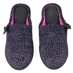 Chaussons|ISOTONER Chaussons Femme Avec Noeuds Gris