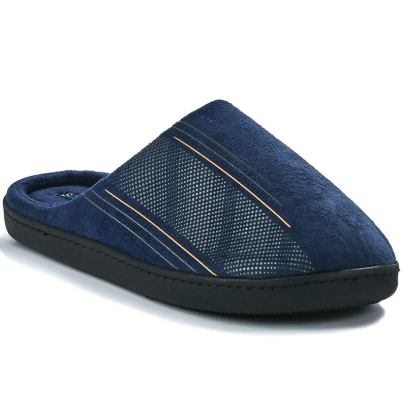 Chaussons|ISOTONER Chaussons Homme Bleu Marine