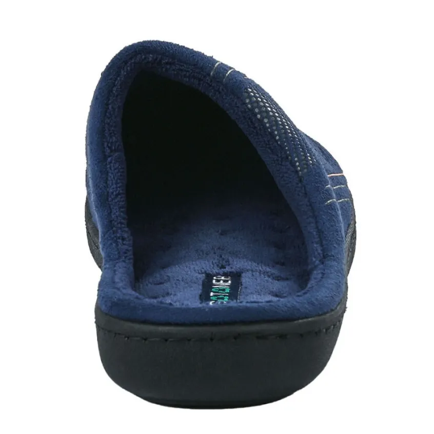 Chaussons|ISOTONER Chaussons Homme Bleu Marine