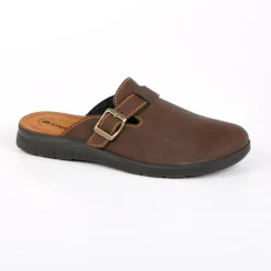 Chaussons|INBLU Chaussons Homme Semelles Souples Marron