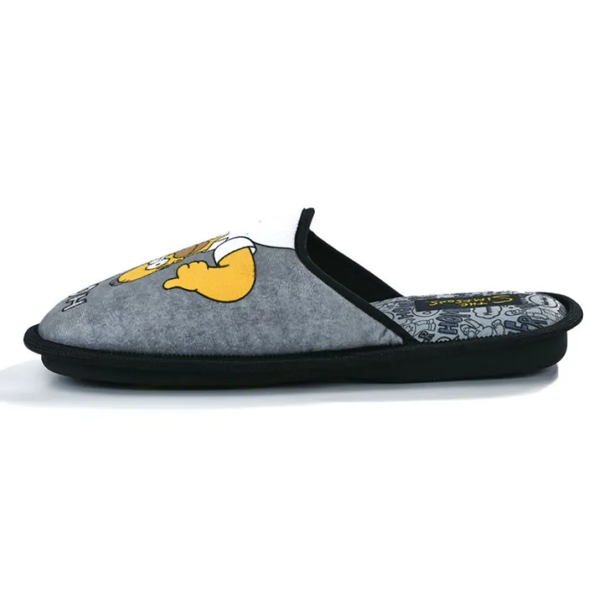 Chaussons|SIMPSONS Chaussons Homme Gris