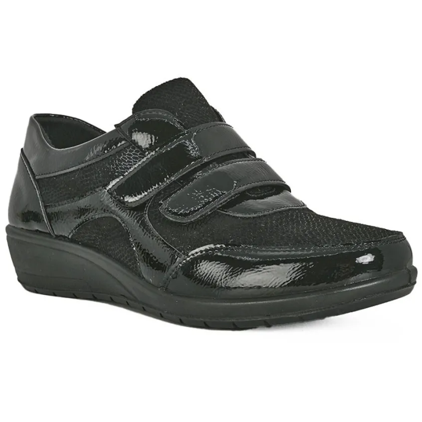 Chaussures Confort|SCALINA Chaussures Confort Femme Noir A Scratch