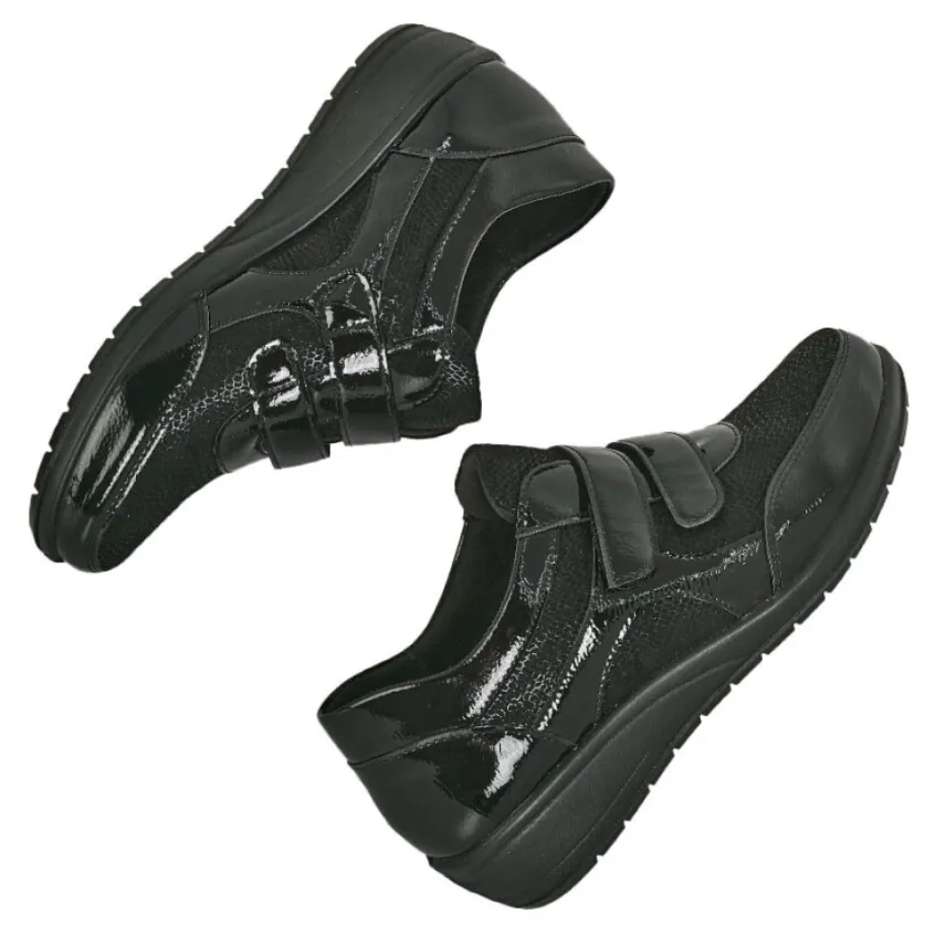 Chaussures Confort|SCALINA Chaussures Confort Femme Noir A Scratch