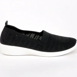 Chaussures Confort|LADY CONFORT Chaussures Confort Femme Noir Semelles Souples