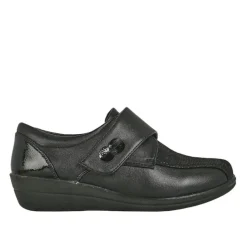 Chaussures Confort|LADY CONFORT Chaussures Confort Femme Noir Talon Compense