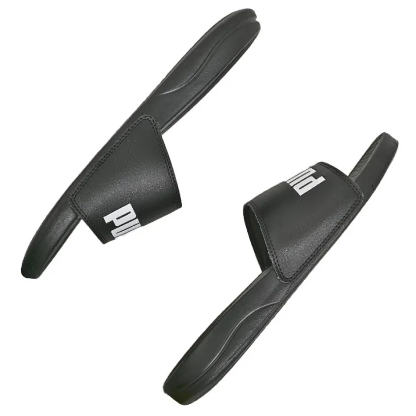 Mules, Tongs|PUMA Claquettes Homme Noir Popcat 20