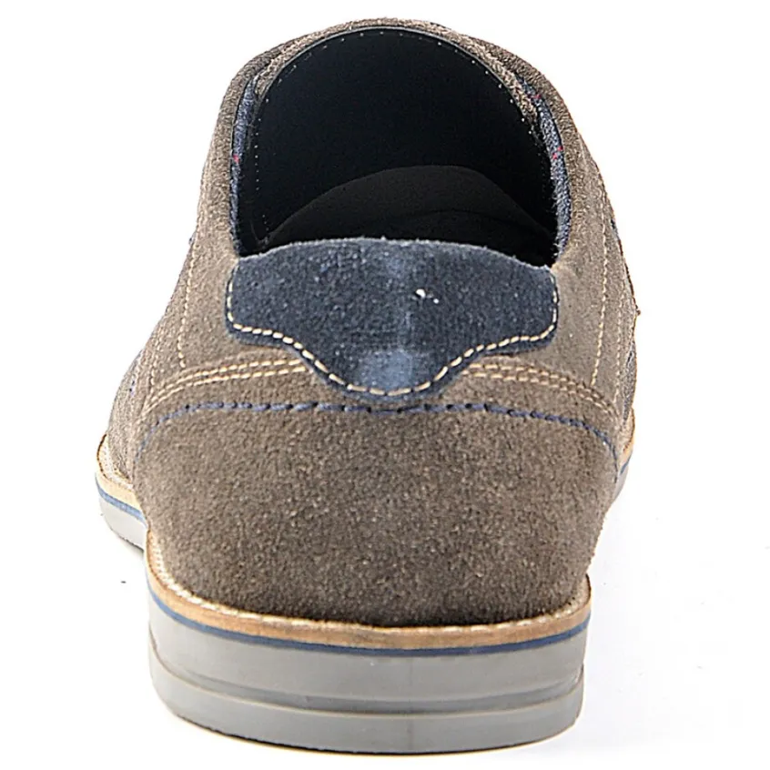 Derbies, Chaussures De Ville|FORTUNATO Derbies Aspect Daim Gris