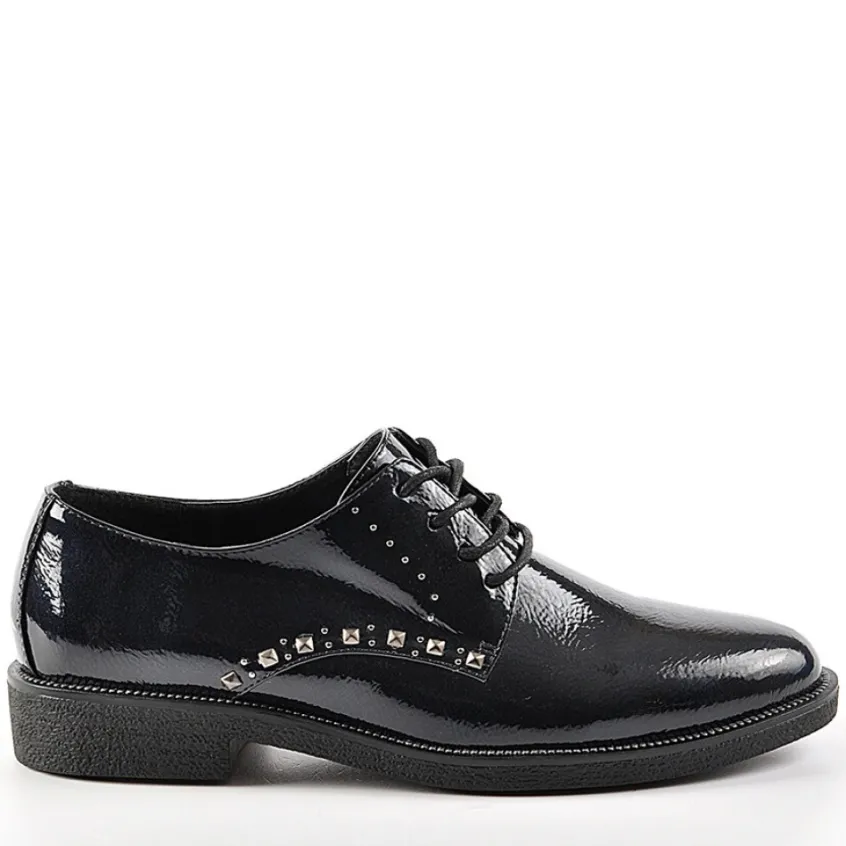 Derbies|ANA LUNA Derbies Avec Petits Clous Bleu Marine