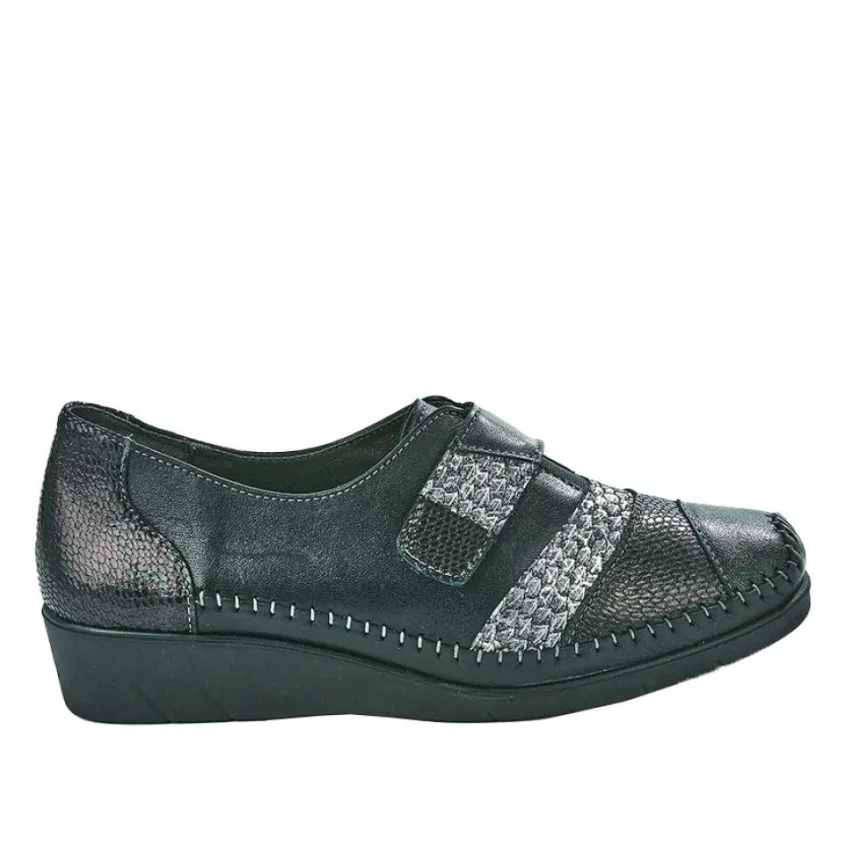 Chaussures Confort|LADY CONFORT Derbies Femme Noir
