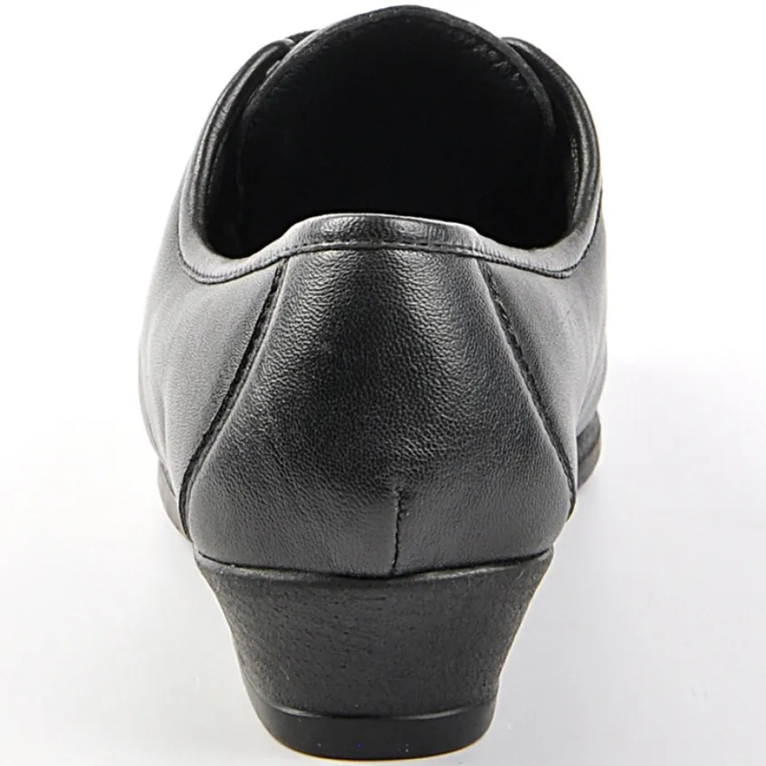 Chaussures Confort|LADY CONFORT Derbies Femme Noir