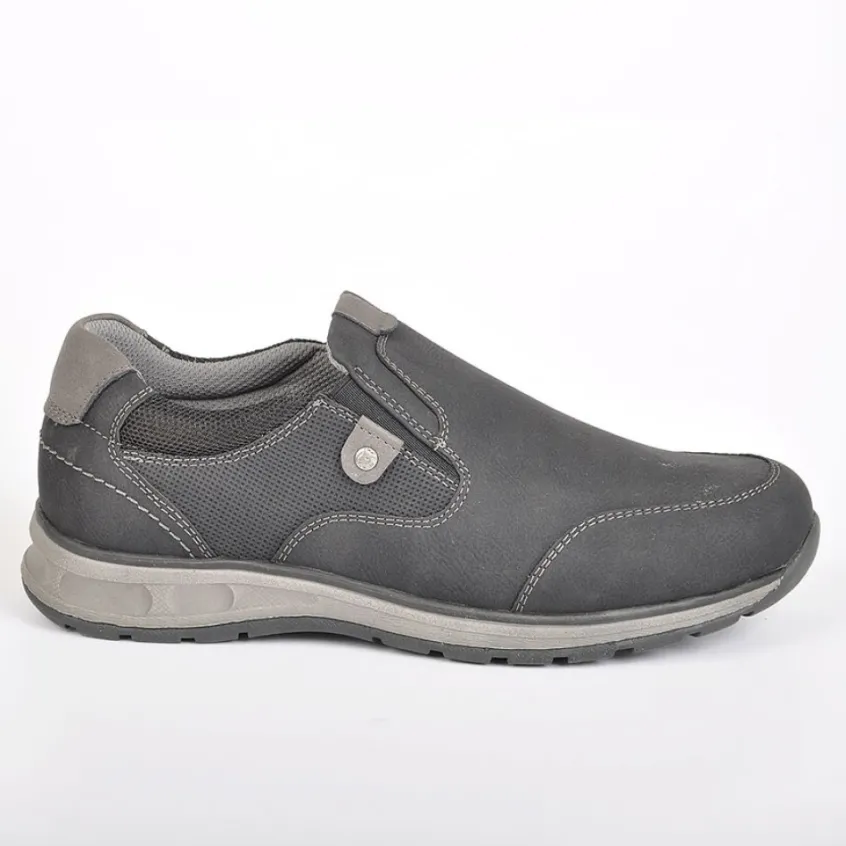 Baskets, Sneakers|RELIFE Derbies Homme Avec Elastiques Noir
